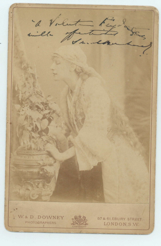 BERNHARDT — Fine cabinet photo by W & D Downey, signed and inscribed | Sophie Dupré Autographs