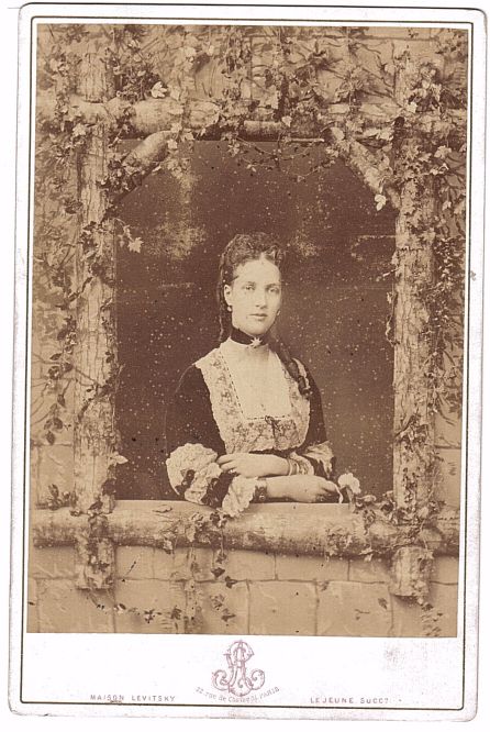 [ALEXANDRA — Unsigned cabinet photo by Levitsky, | Sophie Dupré Autographs