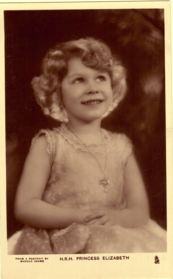 [ELIZABETH II — Delightful unsigned early postcard photo Raphael Tucks & Sons' | Sophie Dupré Autographs