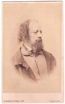 [TENNYSON — Unsigned carte de visite photo by the London Stereoscopic Co., | Sophie Dupré Autographs