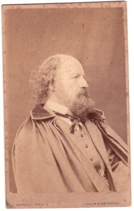 [TENNYSON — Unsigned carte de visite photo by Mayall, | Sophie Dupré Autographs