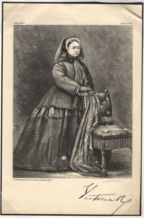 [VICTORIA — Fine unsigned carte de visite photo by W.& D.Downey, | Sophie Dupré Autographs
