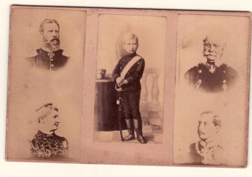 [WILHELM I — Fine collection of five small photos, | Sophie Dupré Autographs