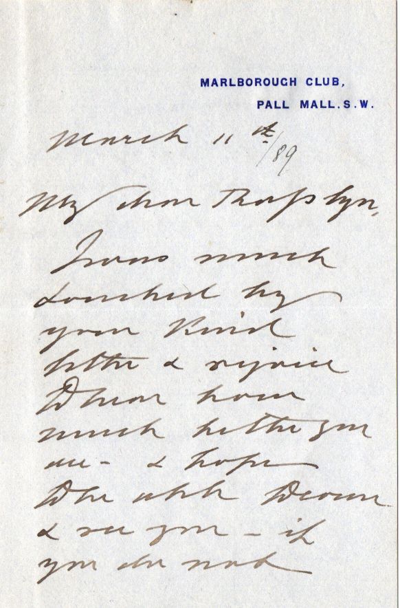 EDWARD VII — Autograph Letter Signed 'Albert Edward' to Rosslyn | Sophie Dupré Autographs