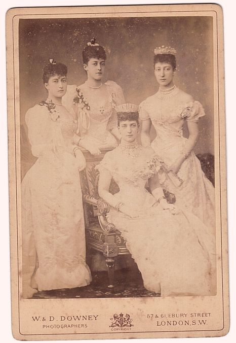 [ALEXANDRA — Exceptional unsigned cabinet photo by W. & D. Downey, | Sophie Dupré Autographs