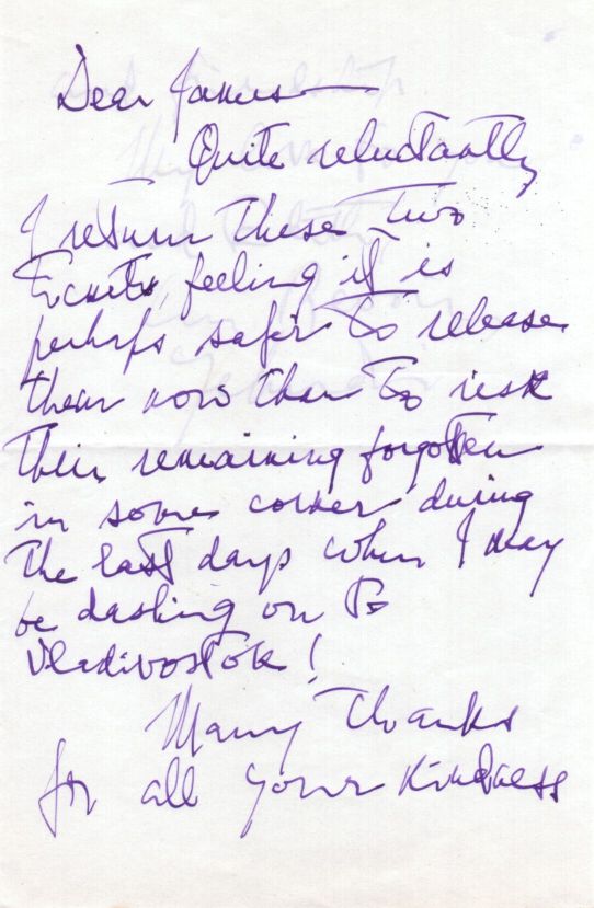 MENUHIN — Good Autograph Letter Signed to James Minney | Sophie Dupré Autographs