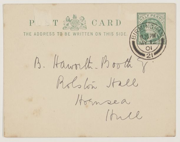 HAGGARD — Note signed to Mr Haworth Booth | Sophie Dupré Autographs