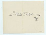 ROBINSON — Fine signature with small cartoon sketch | Sophie Dupré Autographs