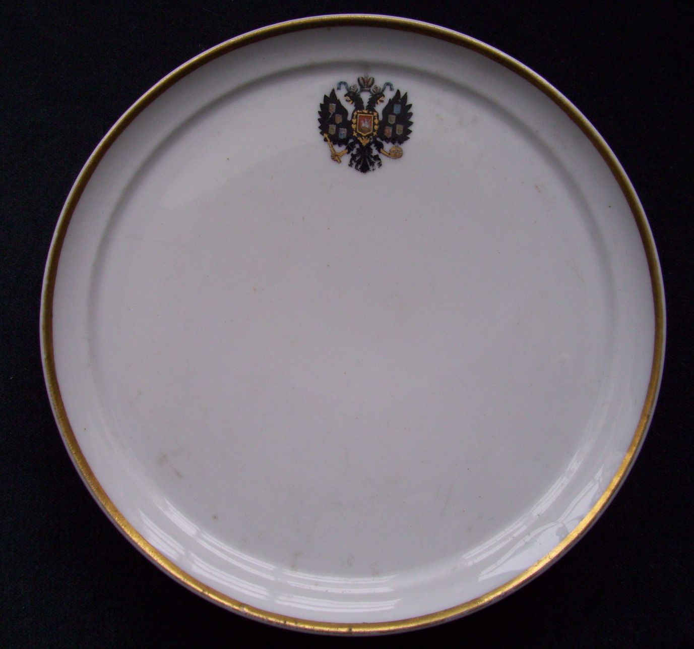 [NICHOLAS II — Fine white china teapot stand made by the Imperial Porcelain factory, | Sophie Dupré Autographs