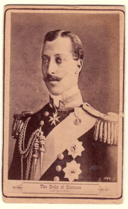[ALBERT VICTOR — Fine unsigned carte de visite photo | Sophie Dupré Autographs