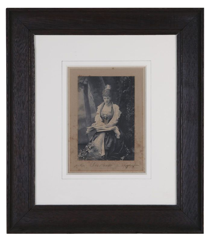 ALEXANDRA — Portrait Photo by Alice Hughes, signed and dated on the mount, | Sophie Dupré Autographs