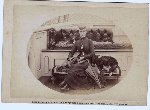 [ALEXANDRA — Charming unsigned cabinet photo by Symonds and Co., | Sophie Dupré Autographs