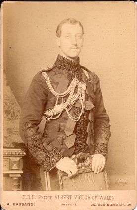 [ALBERT VICTOR — Unsigned cabinet photo by Bassano | Sophie Dupré Autographs