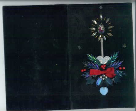 HARTNELL — Fine original hand made Christmas Card signed ('Normie') and inscribed | Sophie Dupré Autographs