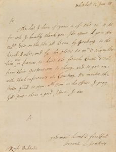 JENKINS — Autograph Letter Signed, with transcription, | Sophie Dupré Autographs