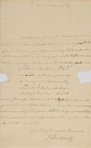 DUCKWORTH — Autograph Letter Signed to his Agent, | Sophie Dupré Autographs