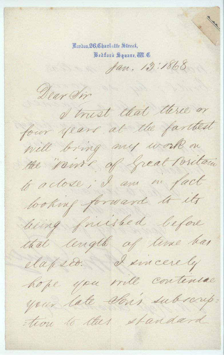 GOULD — Fine letter signed to J. H. Hope Edwards | Sophie Dupré Autographs