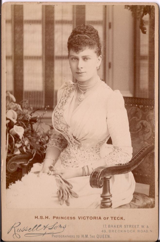 [MARY — Unsigned cabinet photo by Russell & Sons, | Sophie Dupré Autographs
