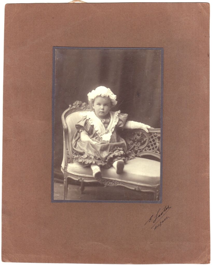 [MARINA — Unusual unsigned photo by E. Lester in Athens (signed on the mount) of the Duchess as a child | Sophie Dupré Autographs