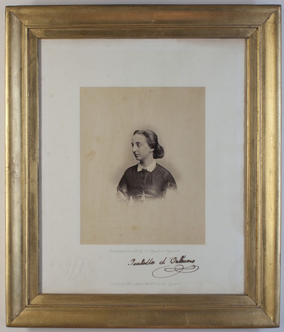 LOUIS PHILIPPE — Delightful pair of photographs by Mayall, each signed on the photographer's mount, | Sophie Dupré Autographs