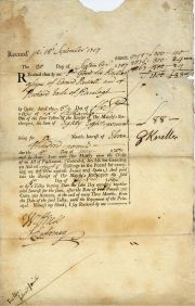 KNELLER — Fine Document signed G. Kneller, | Sophie Dupré Autographs