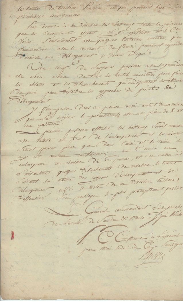 LEFEBVRE — Important clerk written Document signed, | Sophie Dupré Autographs