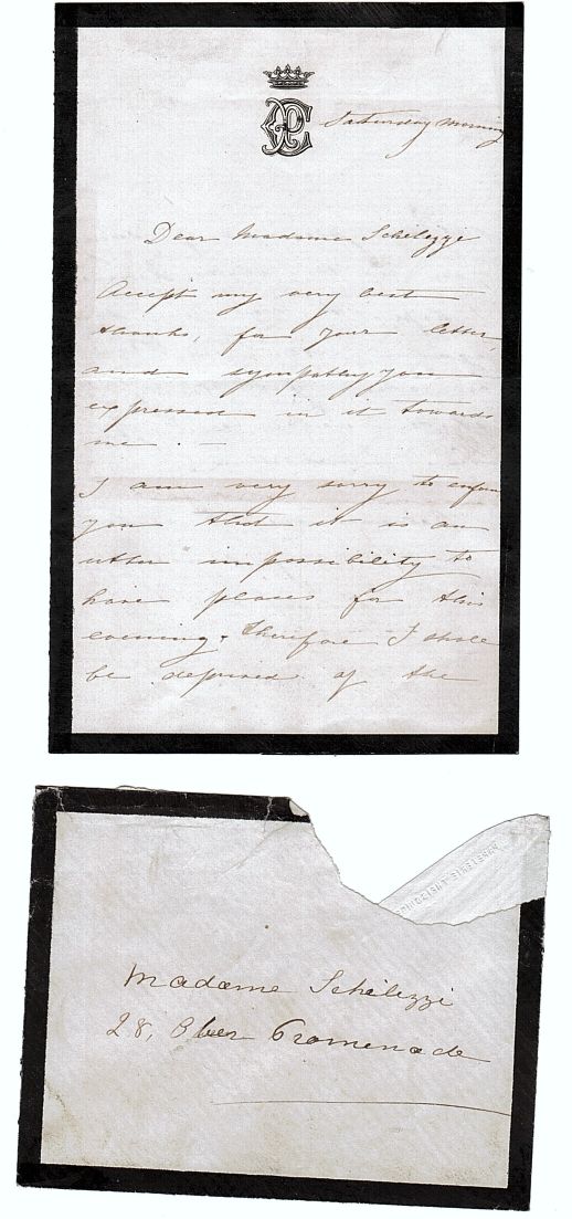 PATTI — Early Autograph Letter Signed in her first married name 'Adelina de Caux', | Sophie Dupré Autographs