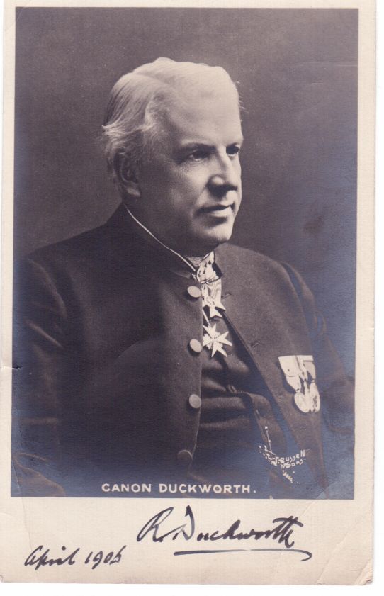 DUCKWORTH — Fine Postcard photo signed and dated | Sophie Dupré Autographs