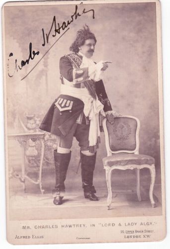 HAWTREY — Superb cabinet photo by Alfred Ellis signed | Sophie Dupré Autographs