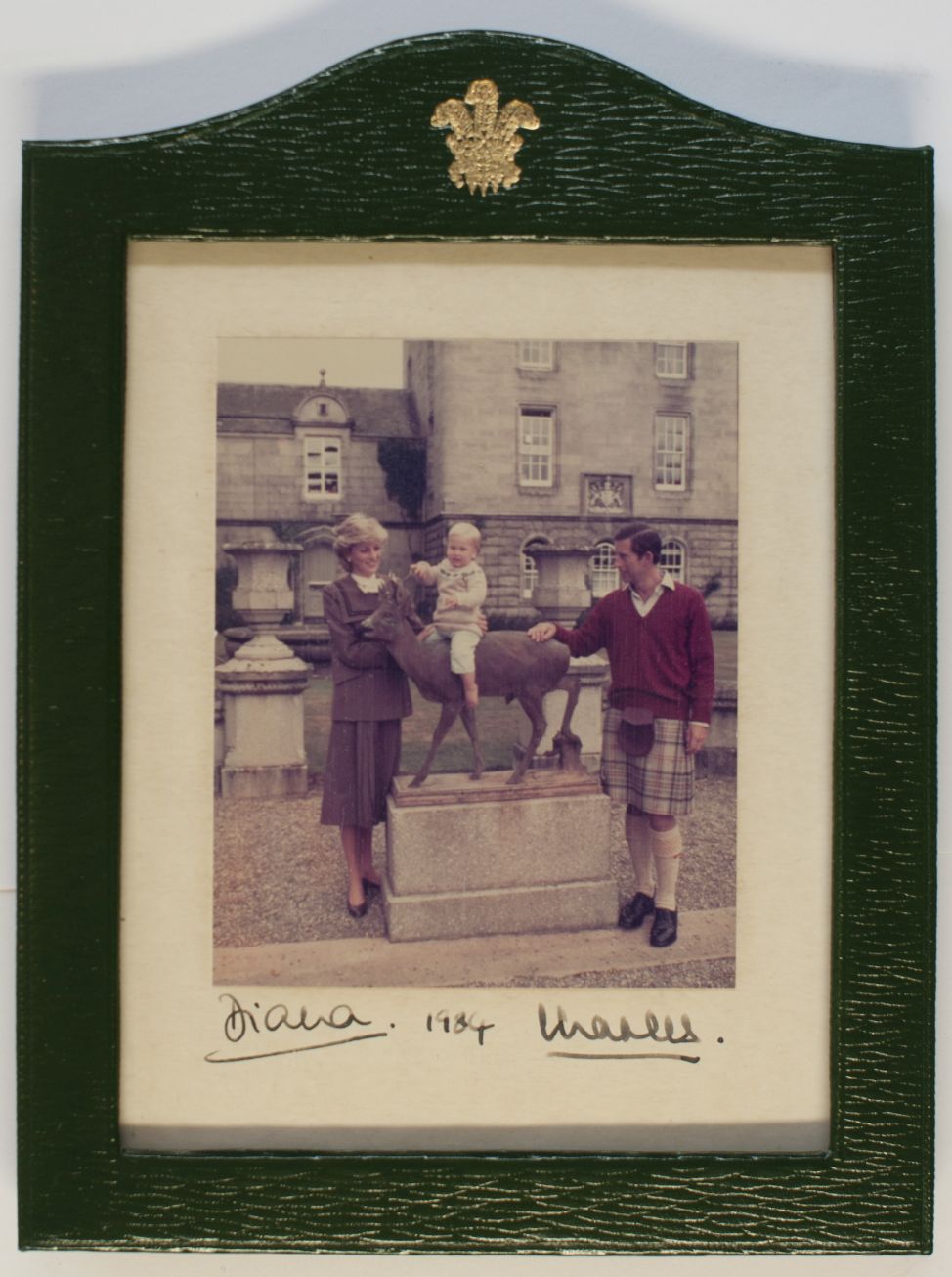 CHARLES III — Superb presentation photo, signed by both and dated, | Sophie Dupré Autographs