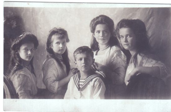 [OLGA — Delightful unsigned group postcard photo by Rotary, | Sophie Dupré Autographs