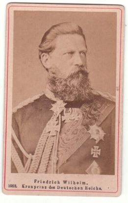 [FRIEDRICH III — Fine unsigned carte de visite photo | Sophie Dupré Autographs