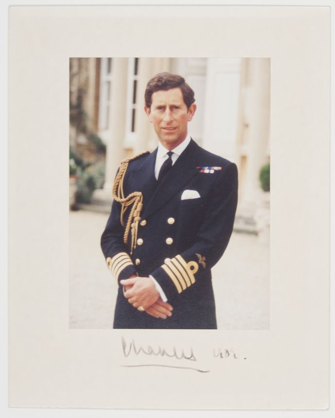 CHARLES III — Fine photo boldly signed and dated on the mount | Sophie Dupré Autographs