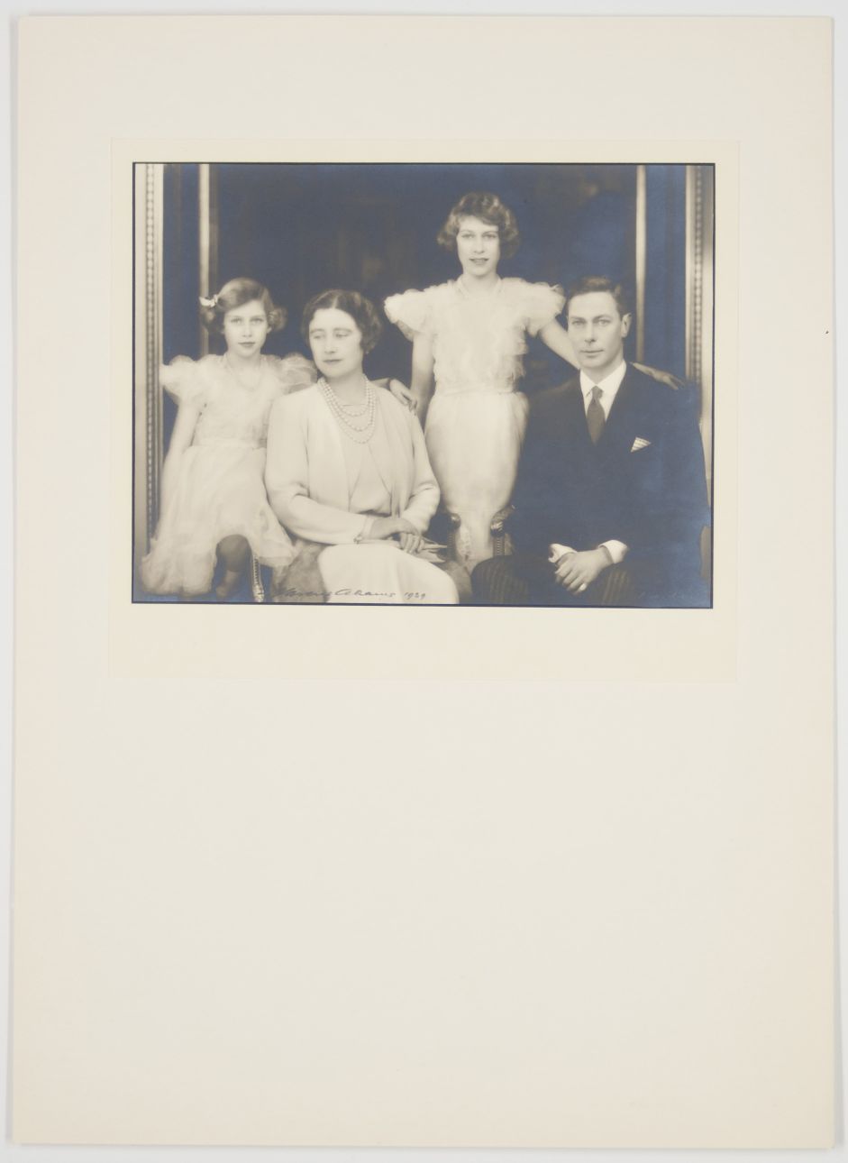 [GEORGE VI — Superb original unsigned photo by Marcus Adams, signed in pencil and dated by the photographer, | Sophie Dupré Autographs