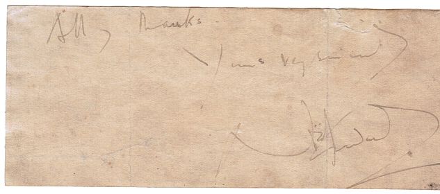COWARD — Signature from the end of an autograph letter, | Sophie Dupré Autographs