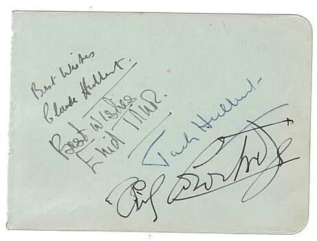 COURTNEIDGE — Collection of their signatures | Sophie Dupré Autographs
