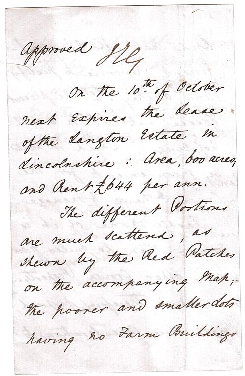 PALMERSTON — Letter Signed by the Prime minister and approved with initials by the Queen at the head, | Sophie Dupré Autographs