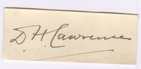 LAWRENCE — Fine signature | Sophie Dupré Autographs