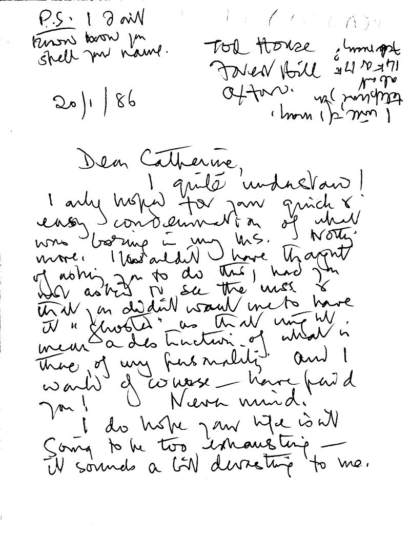 HALE — Fine Autograph Letter signed to 'Dear Catherine' | Sophie Dupré Autographs