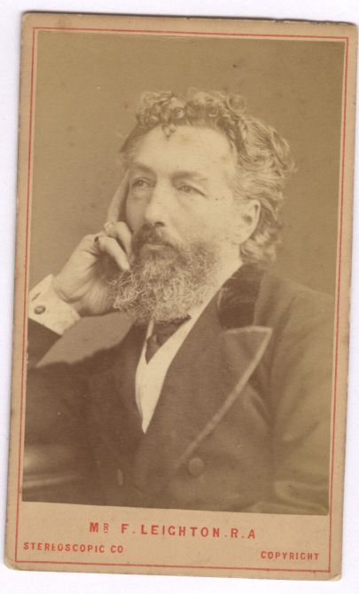 [LEIGHTON — Fine unsigned carte de visite photo by The London Stereoscopic & Photographic Company, | Sophie Dupré Autographs