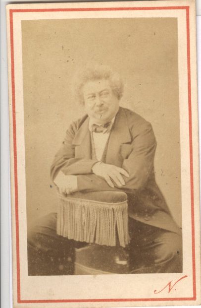 [DUMAS — Unsigned carte de visite photo by Nadar | Sophie Dupré Autographs