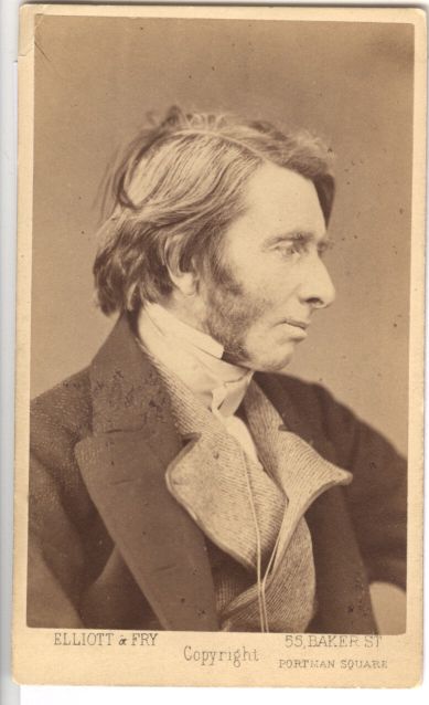 [RUSKIN — Fine unsigned carte de visite photo by Elliott & Fry, | Sophie Dupré Autographs