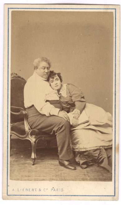 [DUMAS — Unsigned carte de visite photo by A. Liebert & Co | Sophie Dupré Autographs