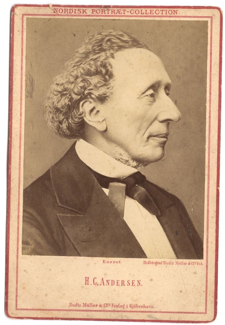 [ANDERSEN — Fine unsigned cabinet photo by Budtz Muller, | Sophie Dupré Autographs