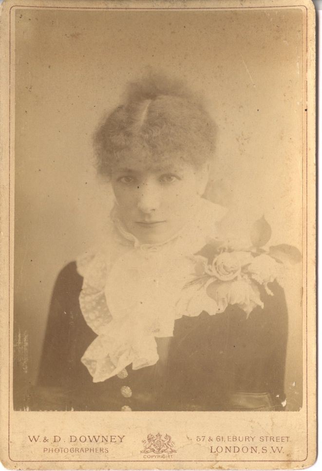 [BERNHARDT — Fine unsigned cabinet photo by W. & D. Downey, | Sophie Dupré Autographs