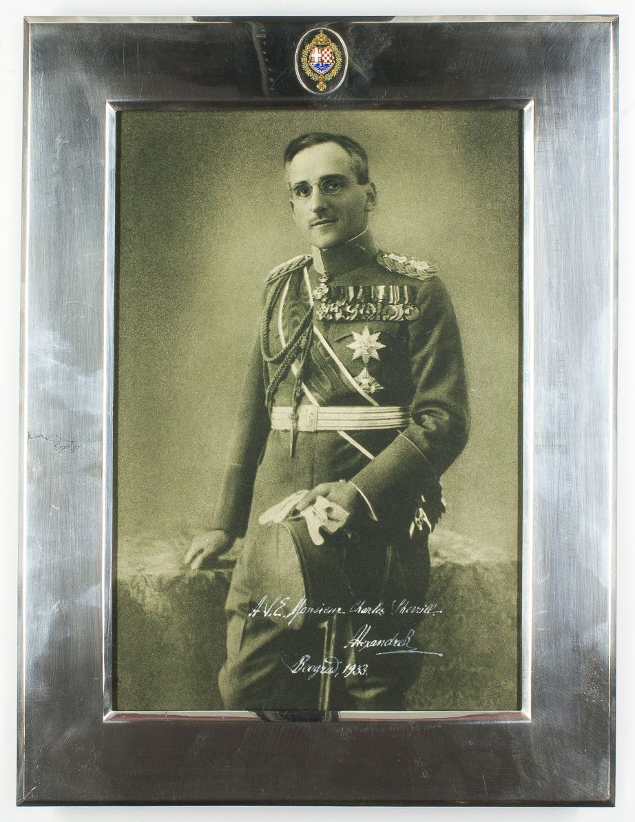 ALEXANDER I — Superb photograph by Tonka of Zagreb, signed and inscribed to | Sophie Dupré Autographs