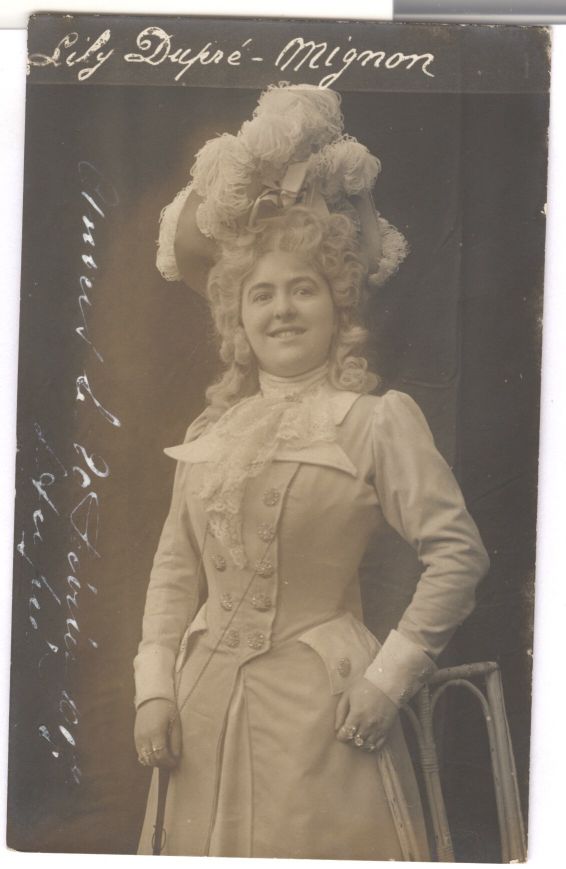 DUPRÉ — Fine postcard photo signed and dated in white ink, | Sophie Dupré Autographs