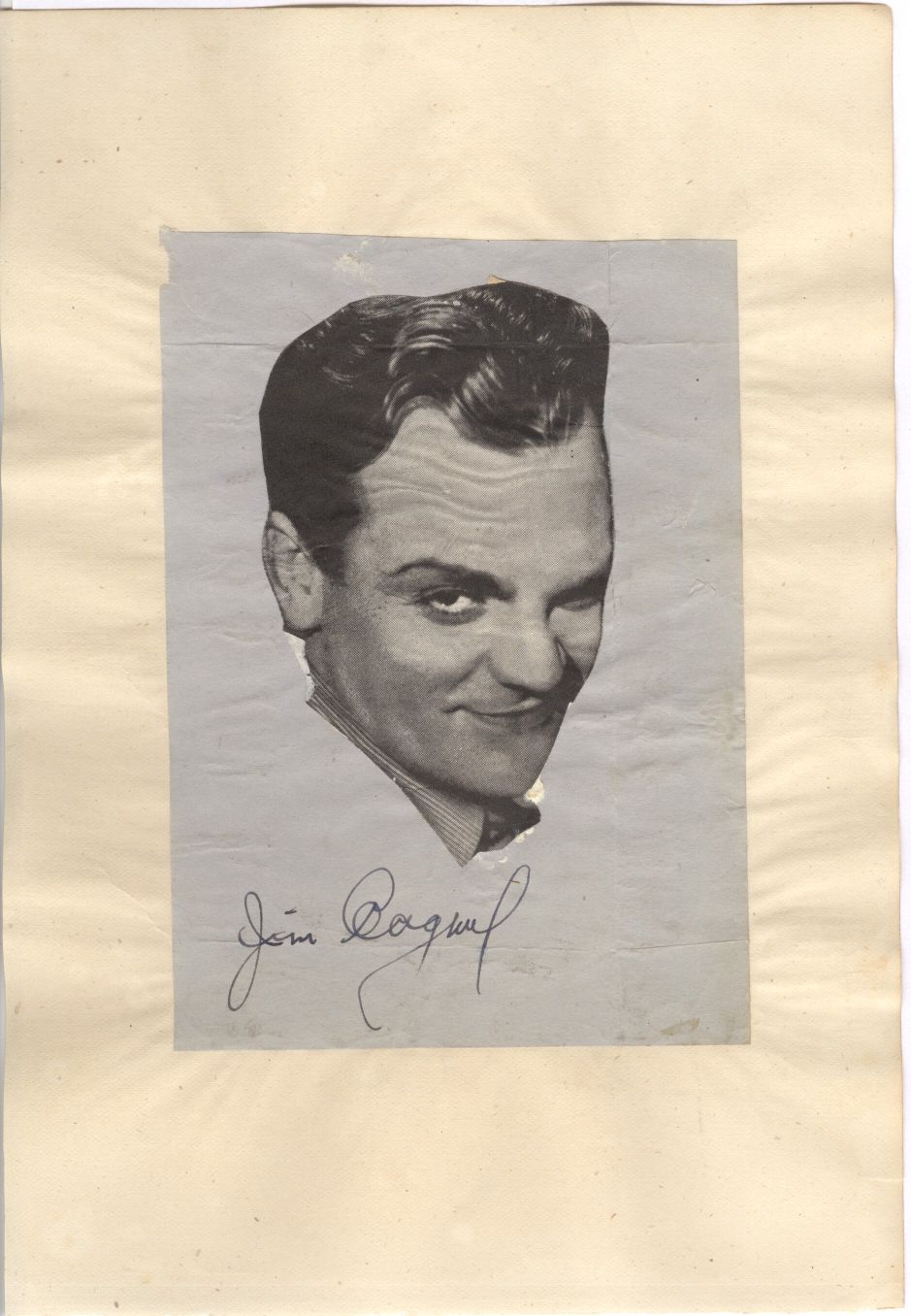 CAGNEY — Magazine photo signed | Sophie Dupré Autographs