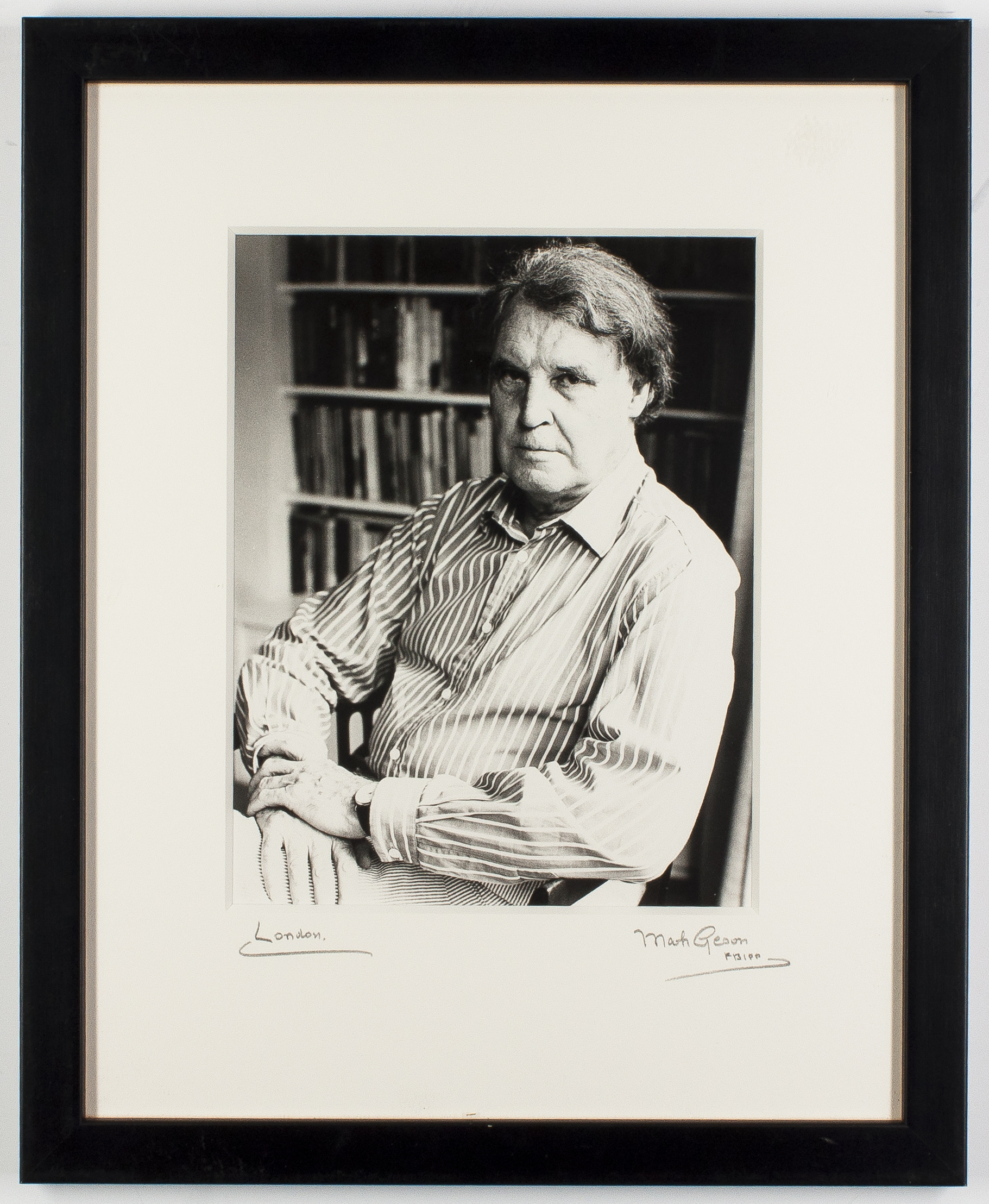 [EWART — Fine unsigned photo by Mark GERSON | Sophie Dupré Autographs