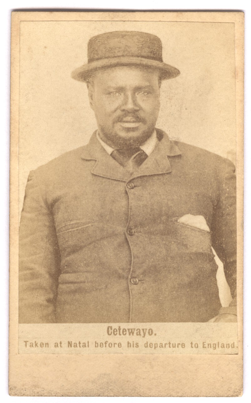 CETEWAYO — Fine unsigned carte-de-visite photograph | Sophie Dupré Autographs
